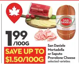 Longo's San Daniele Mortadella or Saputo Provolone Cheese offer