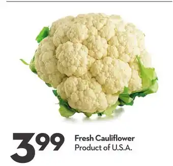 Longo's Fresh Cauliflower offer