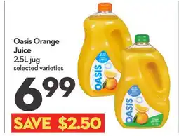 Longo's Oasis Orange Juice offer