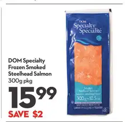 Longo's Frozen Smoked Steelhead Salmon offer