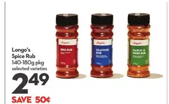 Longo's Longo's Spice Rub offer