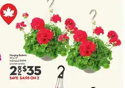 Longo's Hanging Baskets offer