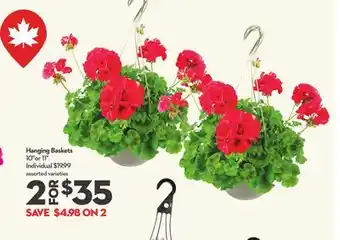 Longo's Hanging Baskets offer