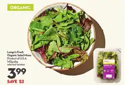 Longo's Fresh Organic Salad Mixes offer