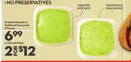 Longo's Smashed Avocado or Traditional Guacamole offer