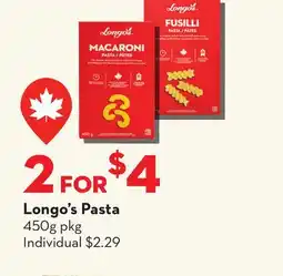 Longo's Longo's Pasta offer