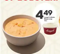 Longo's Lobster Bisque soup offer