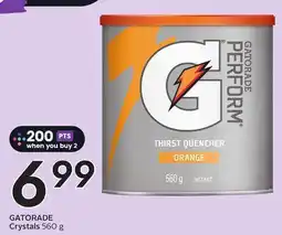 Sobeys GATORADE Crystals offer