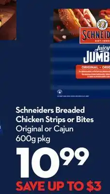 Longo's Schneiders Breaded Chicken Strips or Bites offer