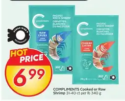 Sobeys COMPLIMENTS Cooked or Raw Shrimp offer