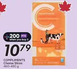 Sobeys COMPLIMENTS Cheese Slices offer