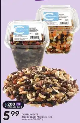 Sobeys COMPLIMENTS Trail or Snack Mixes offer