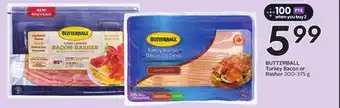 Sobeys BUTTERBALL Turkey Bacon or Rasher offer