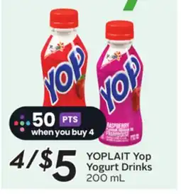 Sobeys YOPLAIT Yop Yogurt Drinks offer