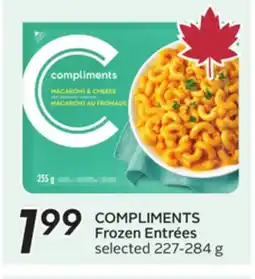 Sobeys COMPLIMENTS Frozen Entrées offer