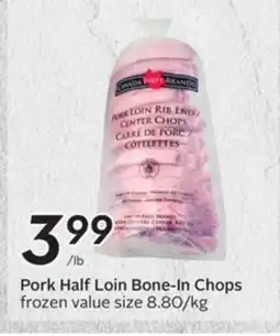 Sobeys Pork Half Loin Bone-In Chops offer
