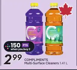 Sobeys COMPLIMENTS Multi-Surface Cleaners offer