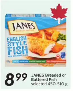 Sobeys JANES Breaded or Battered Fish offer