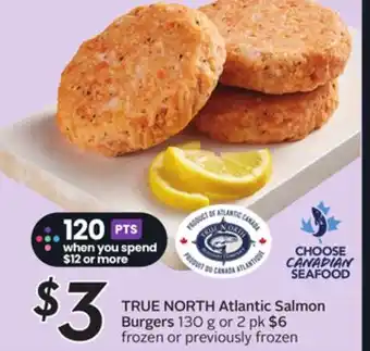 Sobeys TRUE NORTH Atlantic Salmon Burgers offer