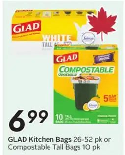 Sobeys GLAD Kitchen Bags offer