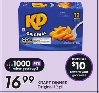 Sobeys KRAFT DINNER offer