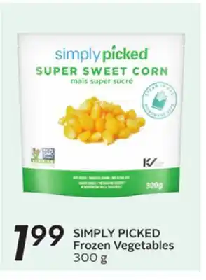 Sobeys SIMPLY PICKED Frozen Vegetables offer