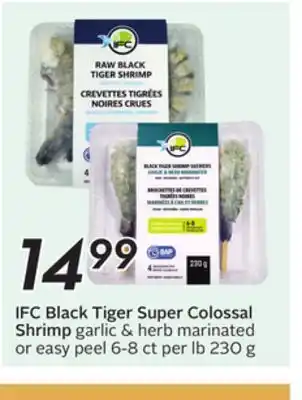 Sobeys IFC Black Tiger Super Colossal Shrimp offer