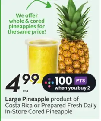 Sobeys Large Pineapple offer