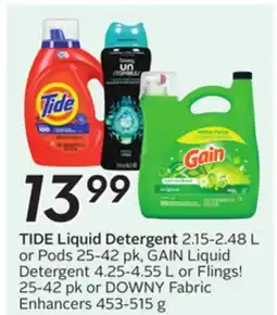 Sobeys TIDE Liquid Detergent offer