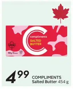 Sobeys COMPLIMENTS Salted Butter offer