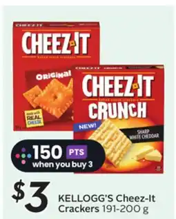 Sobeys KELLOGG'S Cheez-It Crackers offer