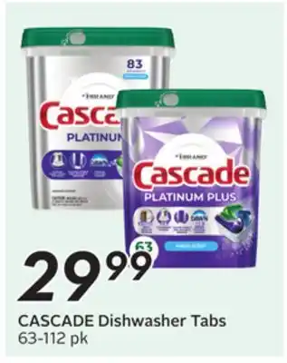 Sobeys CASCADE Dishwasher Tabs offer