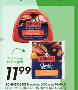 Sobeys SCHNEIDERS Smokies offer