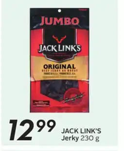 Sobeys JACK LINK'S Jerky offer