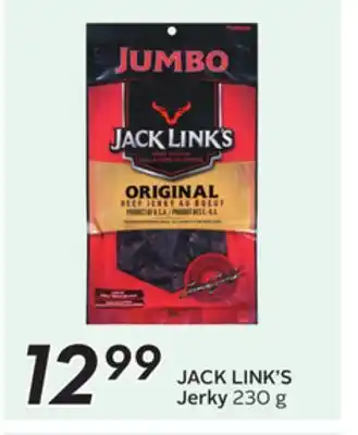 Sobeys JACK LINK'S Jerky offer