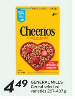 Sobeys GENERAL MILLS Cereal offer