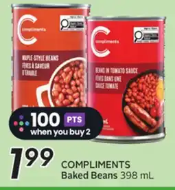 Sobeys COMPLIMENTS Baked Beans offer