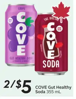 Sobeys COVE Gut Healthy Soda offer