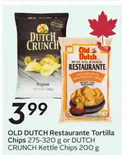 Sobeys OLD DUTCH Restaurante Tortilla Chips offer