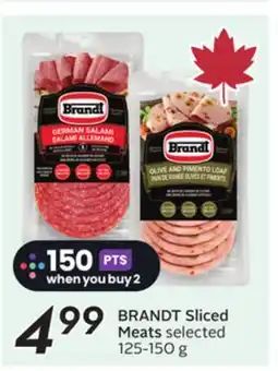 Sobeys BRANDT Sliced Meats offer