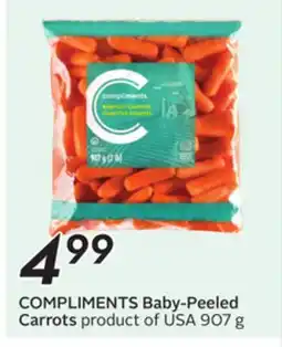 Sobeys COMPLIMENTS Baby-Peeled Carrots offer