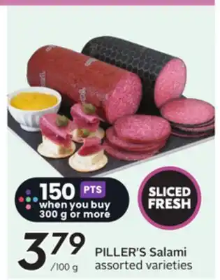 Sobeys PILLER'S Salami offer