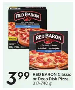 Sobeys RED BARON Classic or Deep Dish Pizza offer