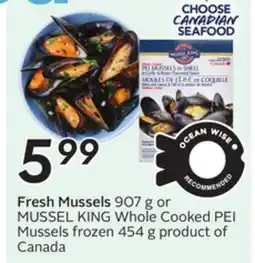 Sobeys Fresh Mussels offer