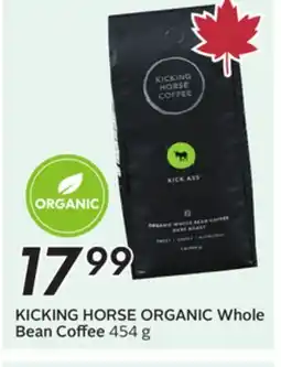 Sobeys KICKING HORSE ORGANIC Whole Bean Coffee offer