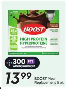 Sobeys BOOST Meal Replacement offer
