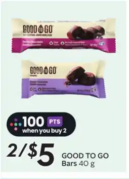 Sobeys GOOD TO GO Bars offer