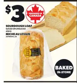 Independent Grocer SOURDOUGH LOAF, 450 G offer