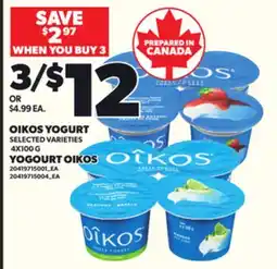 Independent Grocer OIKOS YOGURT, 4X100 G offer
