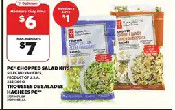 Independent Grocer PC CHOPPED SALAD KITS, 282-369 G offer